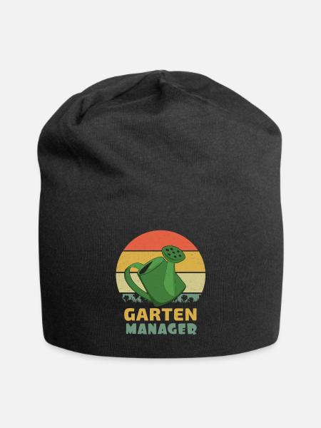 Garten Manager Gärtner Hobbygarten - Jersey-Beanie - Schwarz