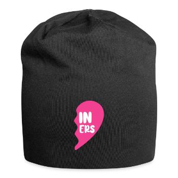 Twin Sister Family Baby Twins Cadeau - Bonnet en jersey - noir - Devant