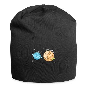 Uranus Poopiter - Uranus Planet Space Drôle - Bonnet en jersey - noir - Devant