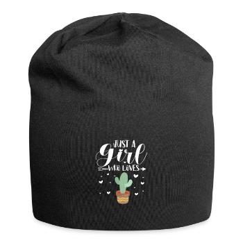 Cactus Fille Cactus Fille Fille Cadeau - Bonnet en jersey - noir - Devant