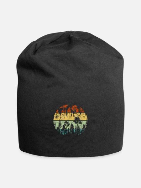 Forêt - Bonnet en jersey - noir