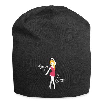 Figure Skating Queen Of the Skating - Jersey Beanie - charcoal grey - Front
