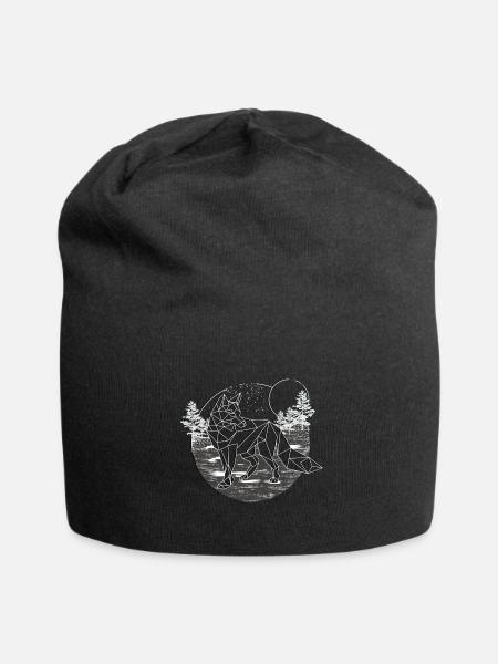 Fuchs Natur Berge - Jersey-Beanie - Schwarz