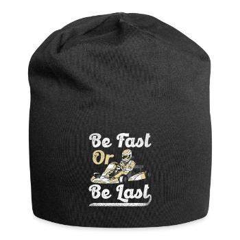 Be Fast Or Be Last Go-Kart Racing Racing Race - Jersey Beanie - black - Front