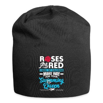 Artistic Swimming Synchronized Swimming Funny - Jersey-Beanie - Schwarz - Vorne