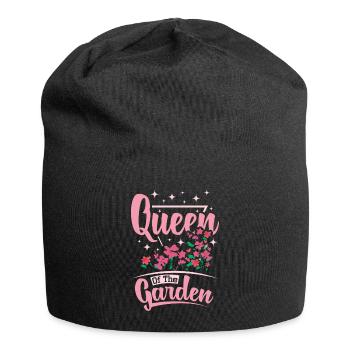Reine du jardin - Bonnet en jersey - noir - Devant