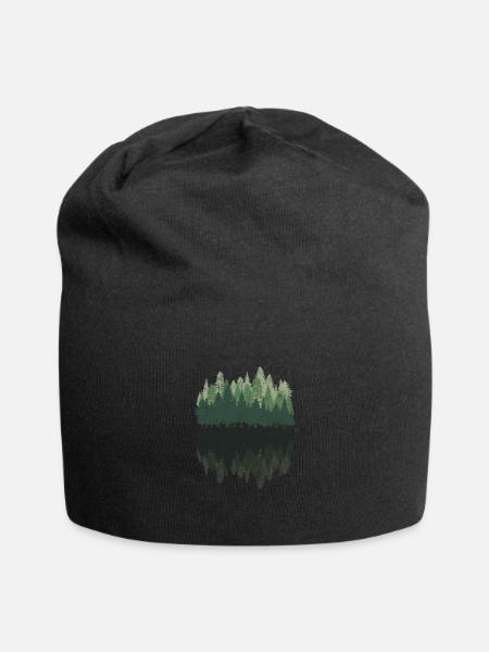 Forêt - Bonnet en jersey - noir
