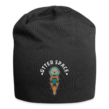Otter space - Jersey Beanie - black - Front