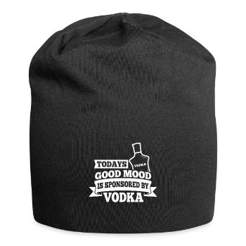 Todays good mood is sponsored by Vodka - Jersey-Beanie - Schwarz - Vorne