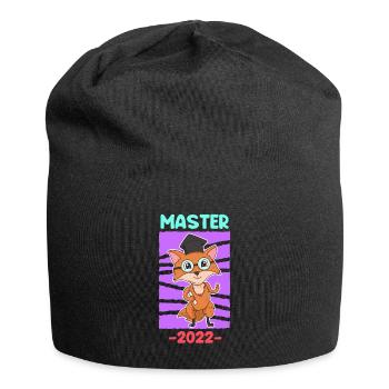 Master Abschluss 2022 Master - Jersey-Beanie - Schwarz - Vorne
