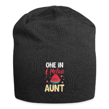Tante - Bonnet en jersey - charbon - Devant