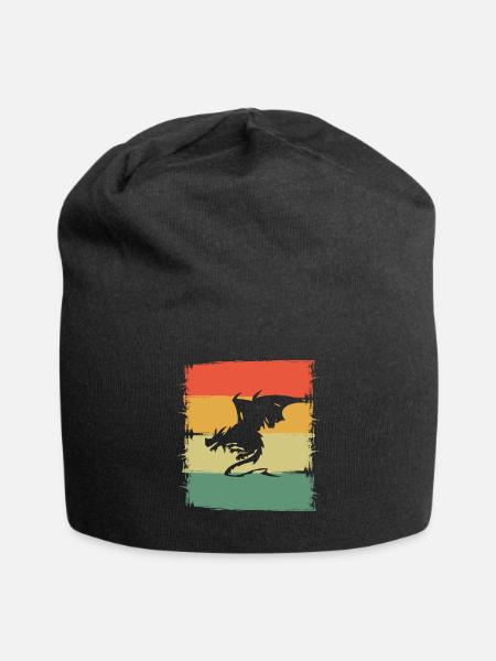 Dragon Dragon - Jersey Beanie - black