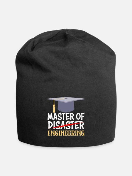 Master Abschluss 2022 Master of Engineering - Jersey-Beanie - Schwarz