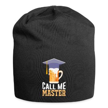 Call Me Master Degree 2022 Master Man - Jersey Beanie - black - Front