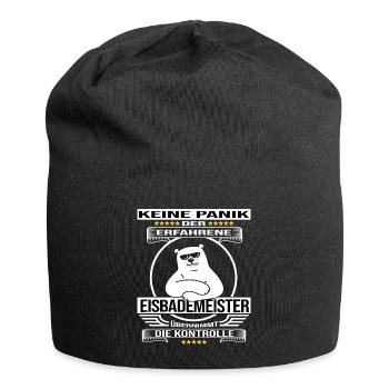 eisbademeister eisbad winterbader eisbader kalt - Jersey-Beanie - Schwarz - Vorne