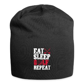 Golf Golfer Golf Club Golf Ball Cadeau - Bonnet en jersey - noir - Devant