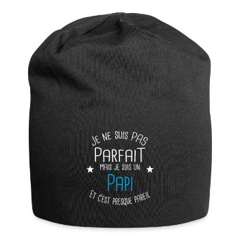 Papi - Bonnet en jersey - noir - Devant