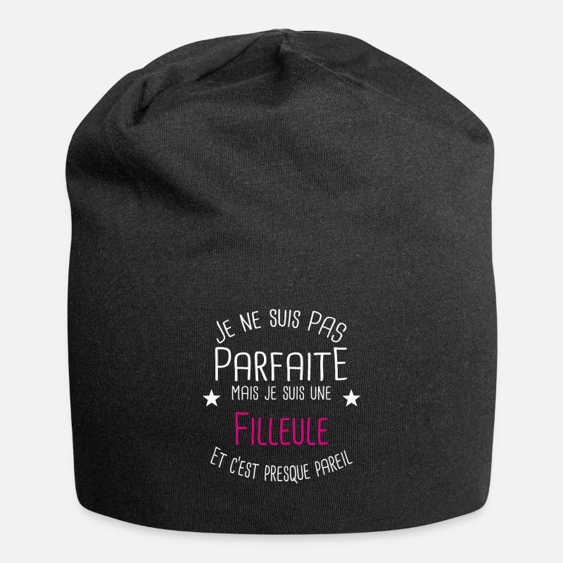 Filleule - Bonnet en jersey - noir