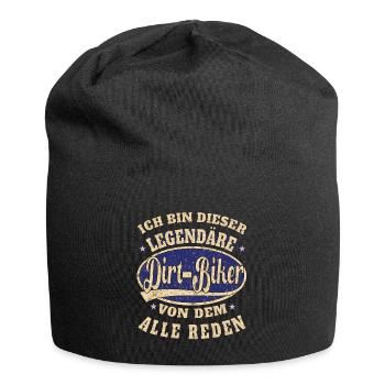 Dirt-Biker ich bin dieser legendäre Dirt-Biker - Jersey-Beanie - Schwarz - Vorne