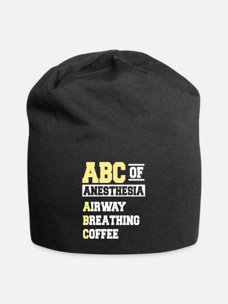 ABC Of Anesthesia - Jersey-Beanie - Schwarz