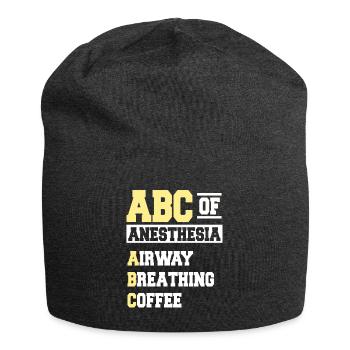 ABC Of Anesthesia - Jersey-Beanie - Anthrazit - Vorne