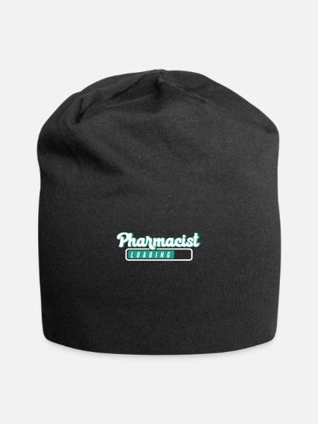 Apotheker Geschenk, Apotheke Pharmazie, Apotheker - Jersey-Beanie - Schwarz