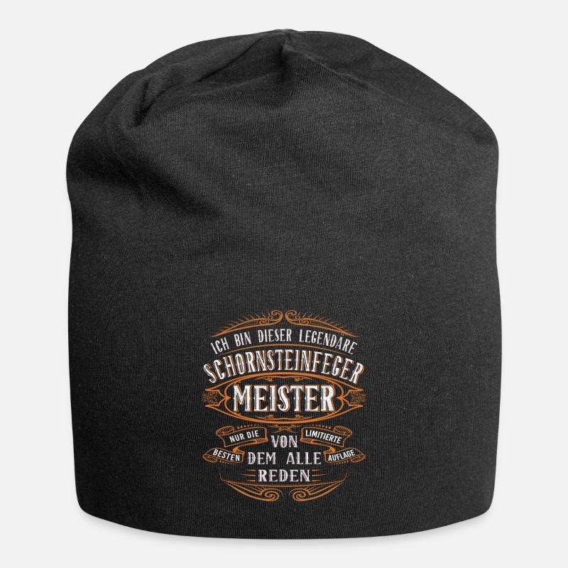 Schornsteinfeger Meister Ich bin dieser legendäre - Jersey-Beanie - Schwarz