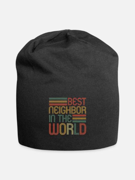 Beste nabo i verden Nabo Nabo - Jersey-beanie - svart