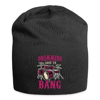 Schlagzeuger Drums - Jersey-Beanie - Schwarz - Vorne