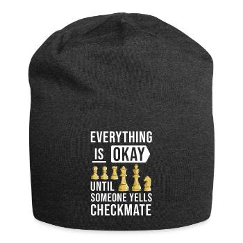 Chess - Jersey Beanie - charcoal grey - Front