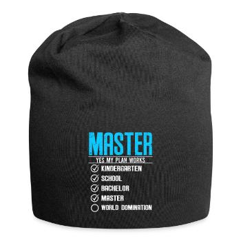 Master Checklist Master's Degree 2022 - Jersey Beanie - black - Front