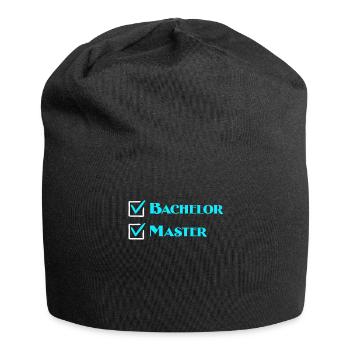Master 2022 Master Abschluss - Jersey-Beanie - Schwarz - Vorne