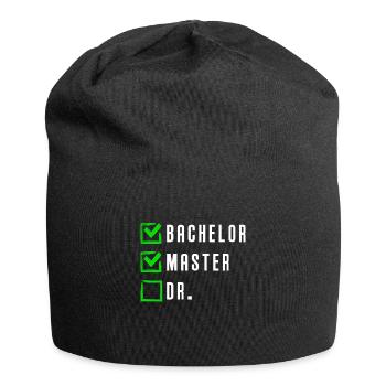 Master Abschluss Master 2022 - Jersey-Beanie - Schwarz - Vorne