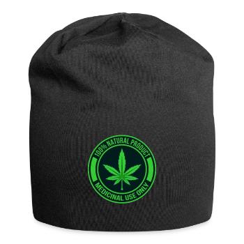 Cannabis - Bonnet en jersey - noir - Devant