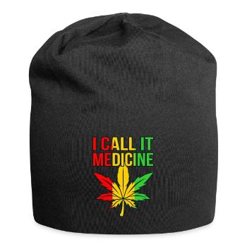 Cannabis - Bonnet en jersey - noir - Devant