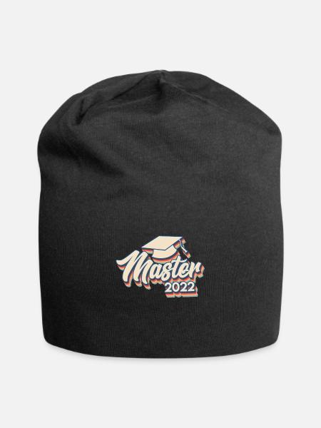 Master 2022 Master Abschluss 2022 - Jersey-Beanie - Schwarz