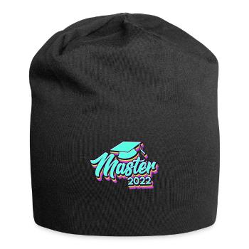 Master Abschluss Master 2022 - Jersey-Beanie - Schwarz - Vorne