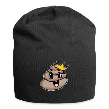 Poop King - Jersey Beanie - black - Front