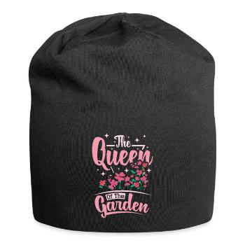 La Reine du jardin - Bonnet en jersey - noir - Devant