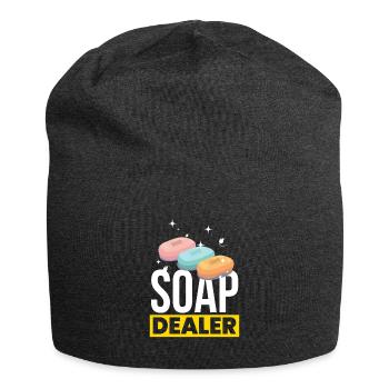 Fabricant de savon - Bonnet en jersey - charbon - Devant