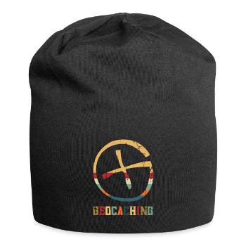 Geocaching Target Cross | Geocaching - Jersey Beanie - black - Front
