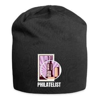 Philatelist Stamp Collection - Jersey Beanie - black - Front