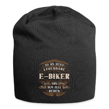E-Biker ich bin dieser legendäre - Jersey-Beanie - Schwarz - Vorne