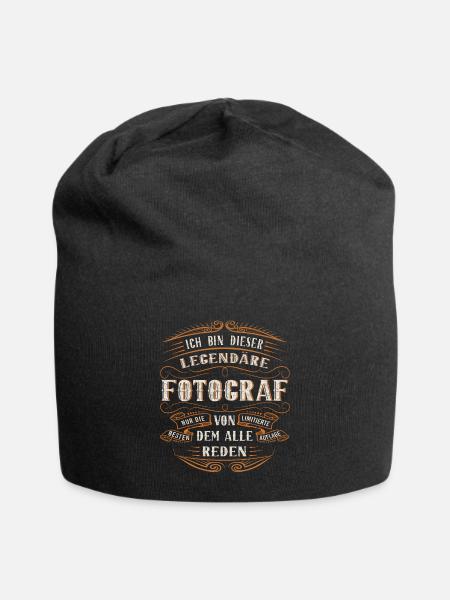 Fotograf ich bin dieser legendäre Fotograf - Jersey-Beanie - Schwarz