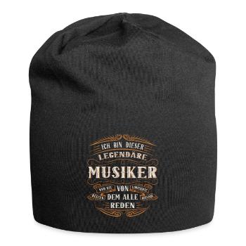 Musiker ich bin dieser legendäre Musik - Jersey-Beanie - Schwarz - Vorne