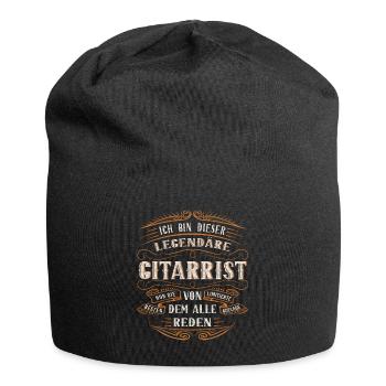 Gitarrist ich bin dieser legendäre Gitarre - Jersey-Beanie - Schwarz - Vorne
