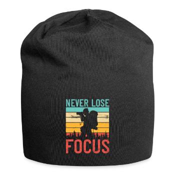Never Lose Focus | Photographer - Jersey Beanie - black - Front