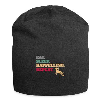 Manger dormir En rappel Répéter - Bonnet en jersey - charbon - Devant