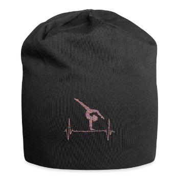 Gymnastics Heartbeat Gymnastics Gymnast - Jersey Beanie - black - Front