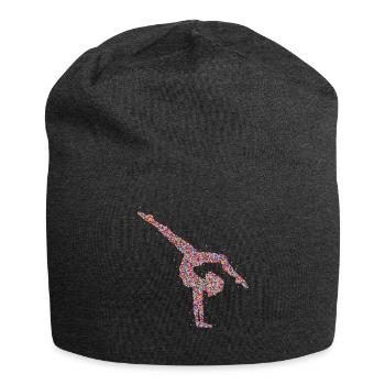 Turnen Gymnastik Turnerin - Jersey-Beanie - Anthrazit - Vorne